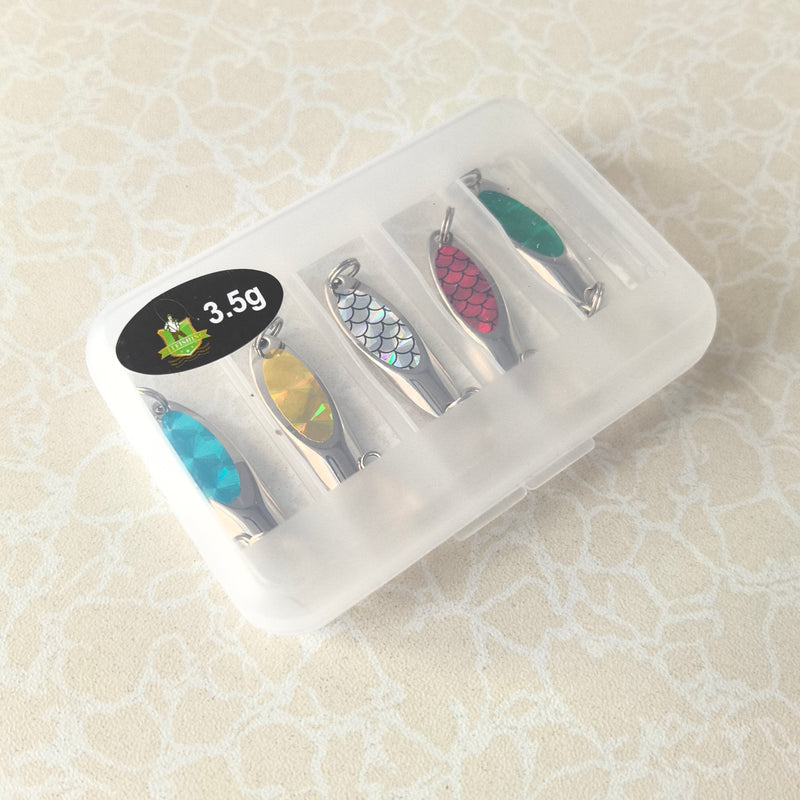 кастмастер зимный набор с каробка 3,5g 5шт/уп