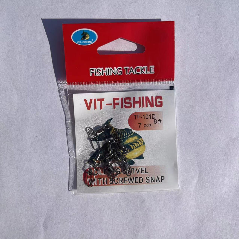 Карабин с вертлюгом “Vit-fishing” TF 101D