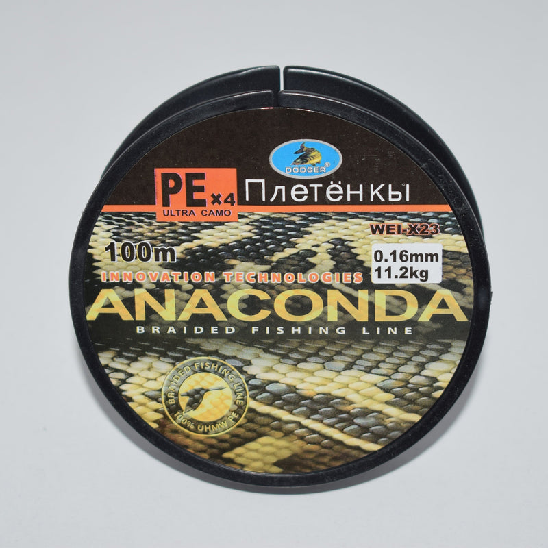 Плетеный шнур WEI-D23,Anaconda 100м