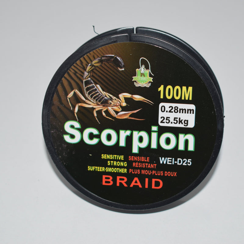 Плетеный шнур WEI-D25,Scorpion, 100м