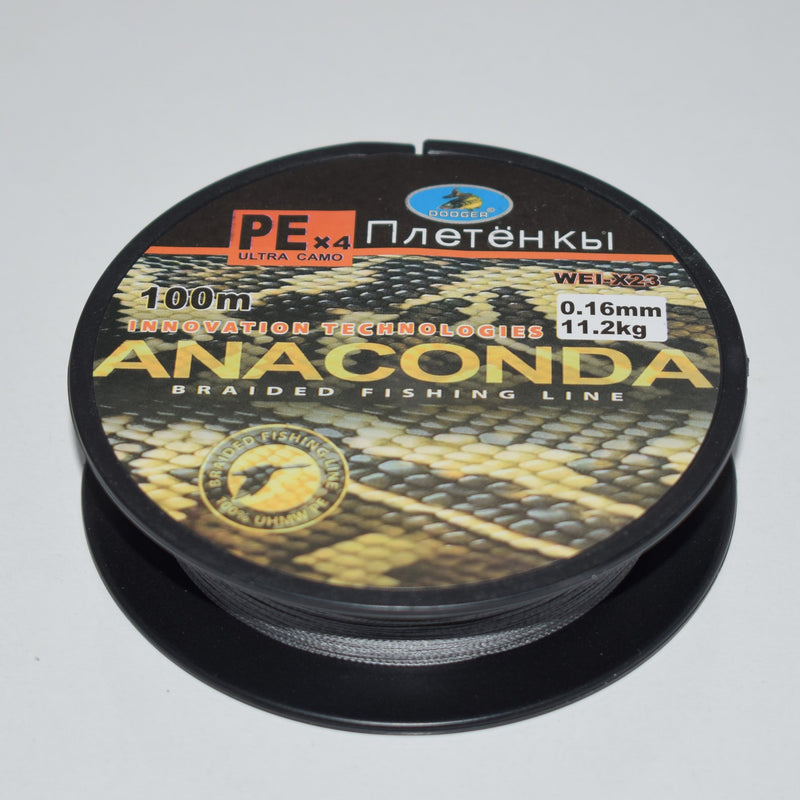 Плетеный шнур WEI-D23,Anaconda 100м