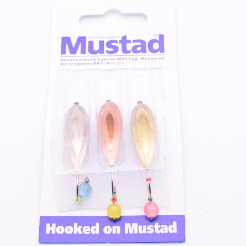 Блесна Mustad 3шт/уп №8-5.4g