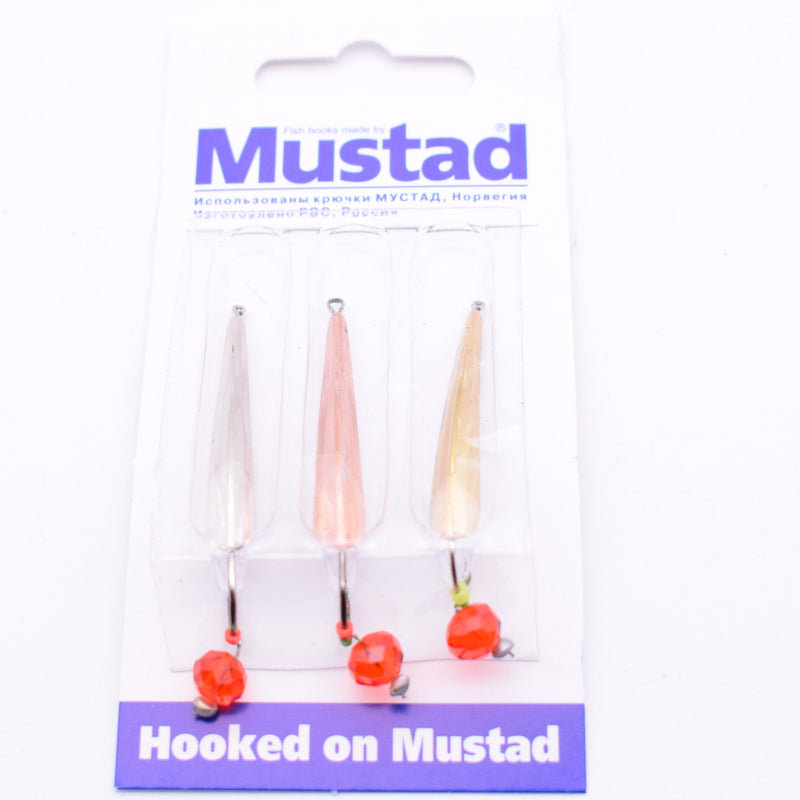 Блесна Mustad 3шт/уп №11-3.3g