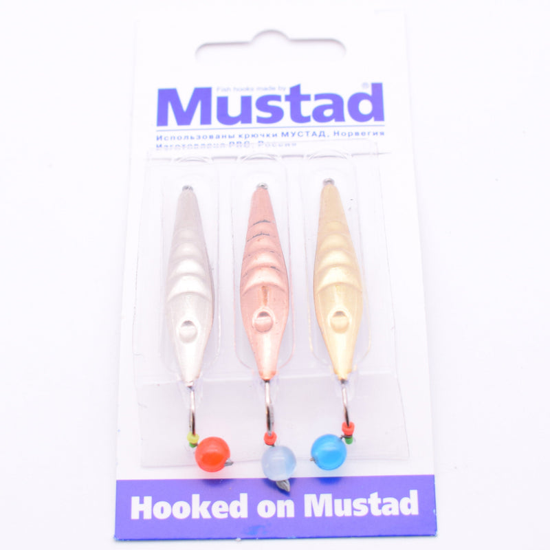 Блесна Mustad 3шт/уп №13-6.8g