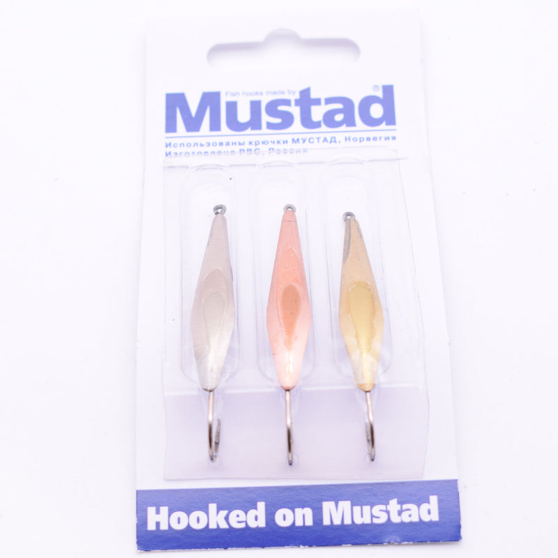 Блесна Mustad 3шт/уп №34-3.8g